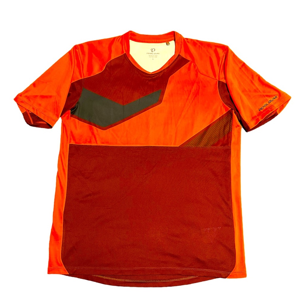 Pearl Izumi Men’s MTB Mesh SS Orange/Maroon Jersey Size L